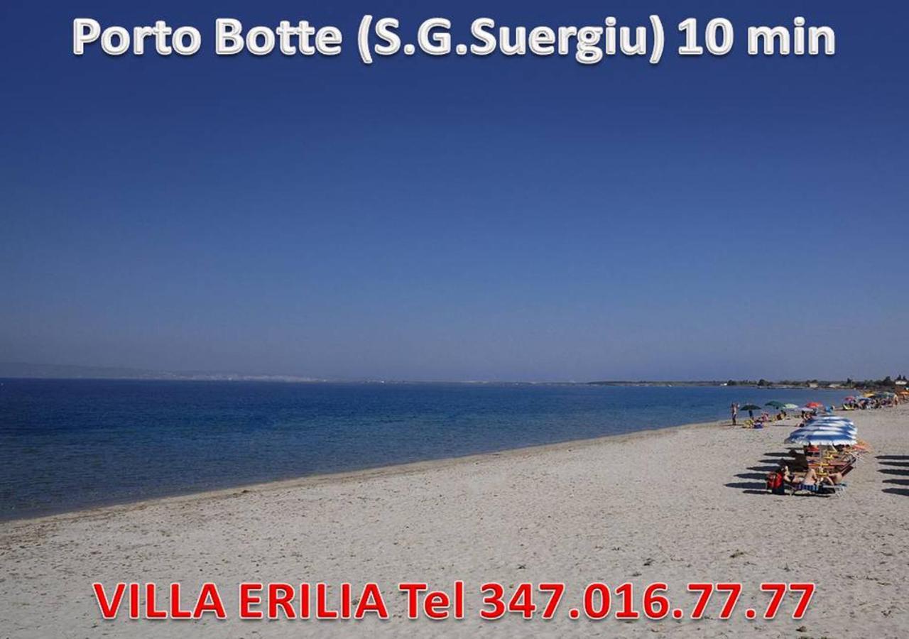 Villa Erilia San Giovanni Suèrgiu Eksteriør bilde